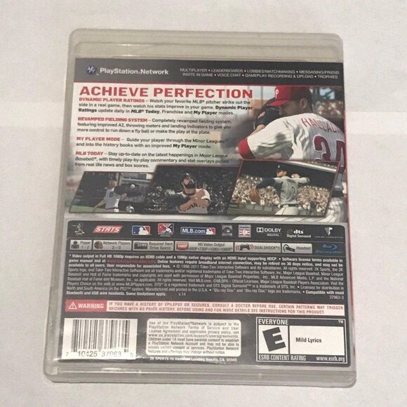 PS3: Major League Baseball 2K11 (Mint) PlayStation 3 - Picture 2 of 4